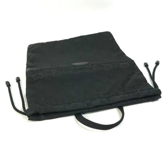 GUCCI 674247 GG laundry bag Off the grid Hand Bag Nylon Black Unused - Picture 6 of 12